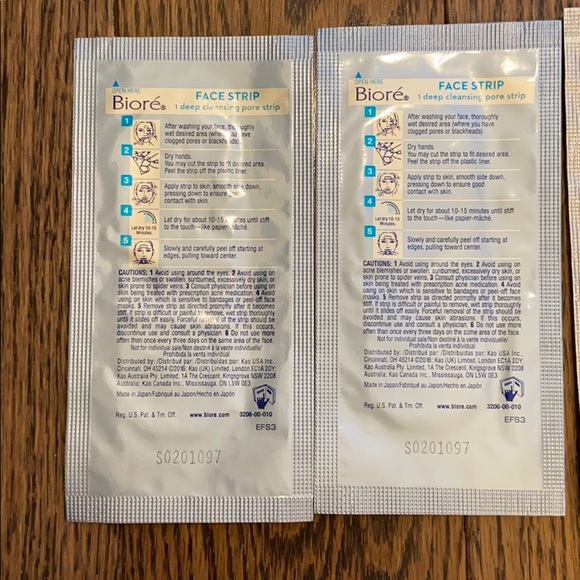 Bioré deep cleansing pore strips - Picture 1 of 2